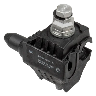 Зажим прокалывающий ответвительный 35-150/35-150 IEK UZA-11-D35-D150-1 фото 1