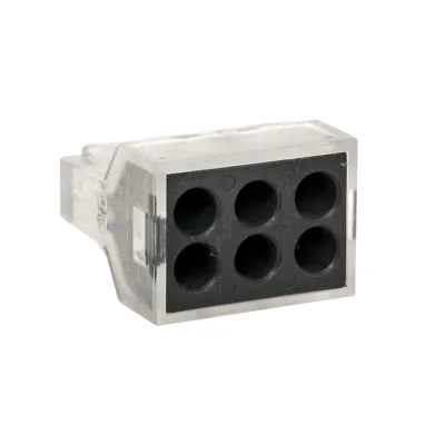 Строительно-монтажная клемма СМК 773-106 6 отверстий 1,0-2,5мм2 PROxima EKF plc-smk-106 фото 1