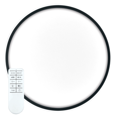 Светильник светодиодный управляемый с пультом, с батарейками 2*ААА, 80W, Max. 5600Lm, 3000К-6500K, I фото 1