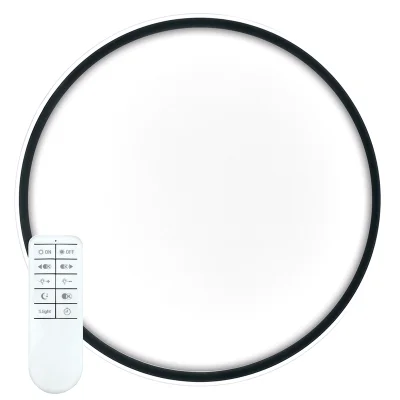 Светильник светодиодный управляемый с пультом, с батарейками 2*ААА, 80W, Max. 5600Lm, 3000К-6500K, I фото 1