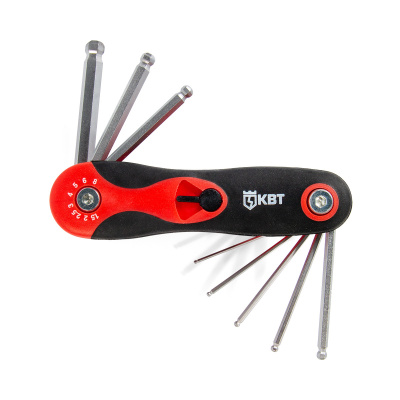 Набор шестигранных ключей с шаром, 8 шт. КВТ 80957 фото 1