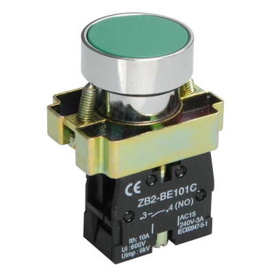 Кнопка управления LAY5-BA31 без подсветки зеленая 1з IEK BBT60-BA-K06 фото 1