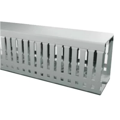 Перфорированный короб с крышкой, 25x60 (ШxВ) (упак 60м. ) Klemsan 5552560 фото 1