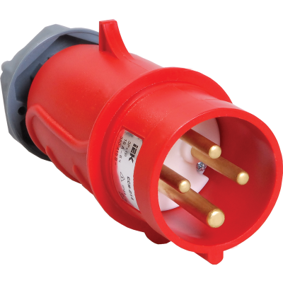 MAGNUM Вилка перенос. ССИ-014 16А-6ч 380В 3P+PE IP44 IEK PSN02-016-4 фото 1