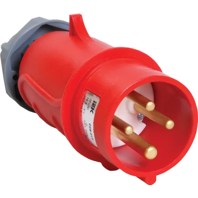 MAGNUM Вилка перенос. ССИ-014 16А-6ч 380В 3P+PE IP44 IEK PSN02-016-4 фото 1