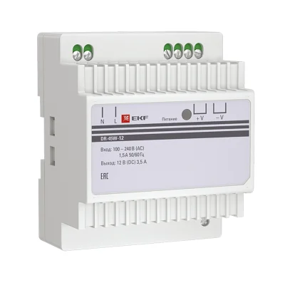 Блок питания 12В DR-45W-12 PROxima EKF dr-45w-12 фото 1