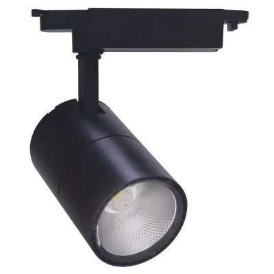 Светильник трековый светодиодный на шинопровод 20W, 1800 Lm, 4000К, 35 градусов, черный, AL103 со вс фото 1