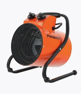 Тепловентилятор электрический ECO-R 3, 220В, терморегулятор, нерж.ТЭН, шнур с евровилкой. 63 PATRIOT фото 1