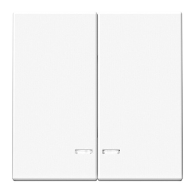 ARTGALLERY 2-клавишный ВЫКЛЮЧАТЕЛЬ с подсветкой, сх.5а, 10АХ, механизм, БЕЛЫЙ GAL00 Systeme Electric фото 1