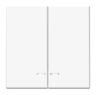 ARTGALLERY 2-клавишный ВЫКЛЮЧАТЕЛЬ с подсветкой, сх.5а, 10АХ, механизм, БЕЛЫЙ GAL00 Systeme Electric фото 1