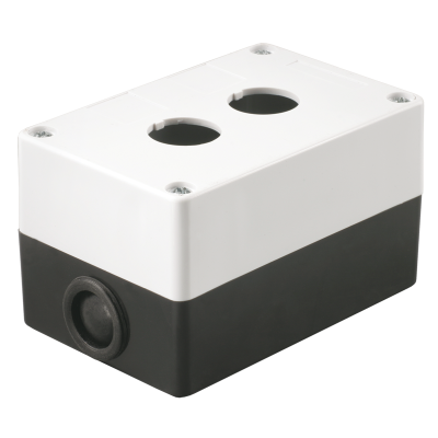Корпус КП102 для кнопок 2места белый IEK BKP10-2-K01 фото 1