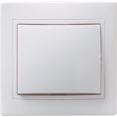 KVARTA Выключ. 1-кл. 10А ВС10-1-0-КБ бел. IEK EVK10-K01-10-DM фото 1