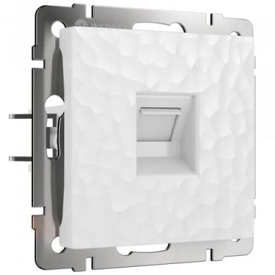 Розетка Ethernet RJ-45 (белый) Hammer W1281001 Werkel a052015 фото 1