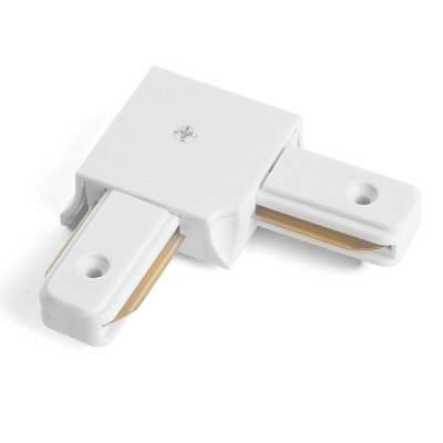 Коннектор угловой для шинопровода, белый, LD1001 для CAB1003 Feron 10315 фото 1