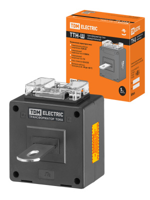 Трансформатор тока TDM ELECTRIC ТТН-Ш 150/5- 5VA/0,5S-Р TDM Electric SQ1101-1038 фото 1