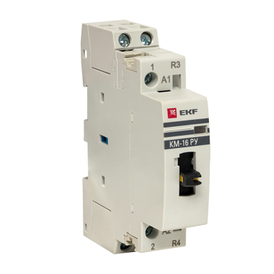 Контактор модульный КМ РУ 16А 1NO+1NC (1 мод.) PROxima EKF km-1m-16-11 фото 1