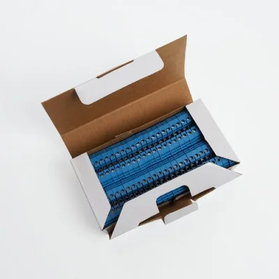 Зажим наборный изолированный (винтовой) ЗНИ - 2,5, JXB 2,5, синий, LD551-2-25 STEKKER 39358 фото 1