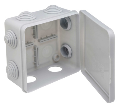 Коробка распред. 100х100х55, IP54, ОП, серый (75) Gusi Electric С3В108 фото 2