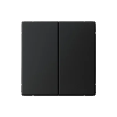 ARTGALLERY 2-клавишный ВЫКЛЮЧАТЕЛЬ КНОПОЧНЫЙ, сх.2, 10А,
механизм, КАРБОН GAL00101 Systeme Electric фото 1