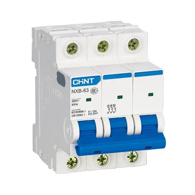 Авт. выкл. NXB-63 3P 20А 6кА х-ка C (R) CHINT 814171 фото 1