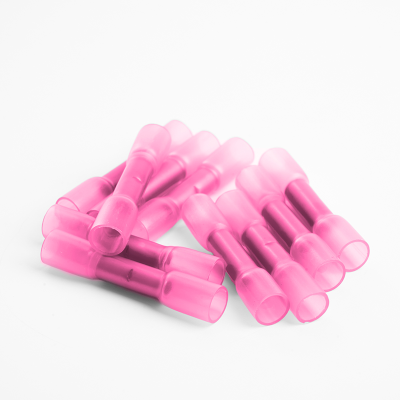 Гильза соединительная изолированная термоусаживаемая сечение 0,5-1,5мм2, 19A, роз STEKKER 32805 фото 1