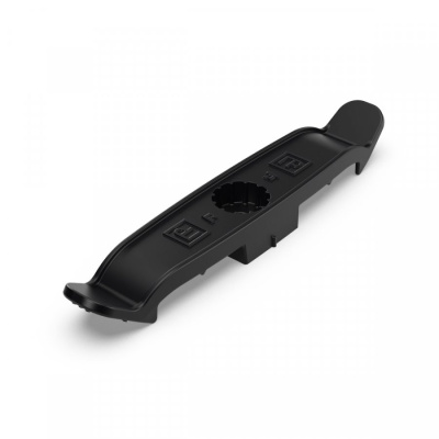 Держатель плоского кабеля двусторонний для прямого монтажа на 4 места чёрный (20шт/640шт уп/кор) Про фото 1