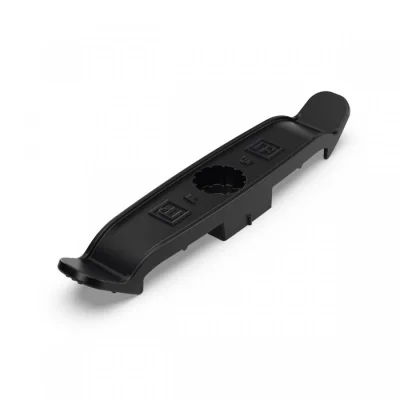 Держатель плоского кабеля двусторонний для прямого монтажа на 4 места чёрный (20шт/640шт уп/кор) Про фото 1