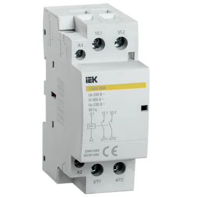 Контактор модульный КМ63-20М AC IEK MKK11-63-20 фото 1