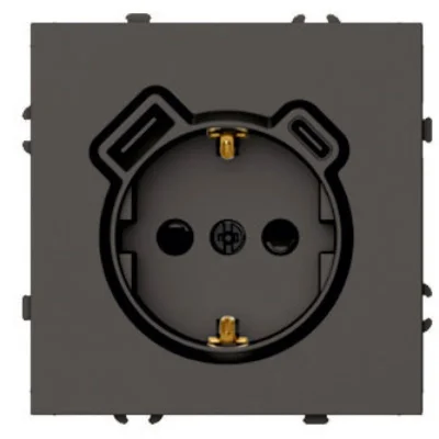 Розетка 1-местная з/ш с/з 16А + USB + Type C (механизм), , 250В, 20W, серия Эмили, RST16-5119 STEKKE фото 1