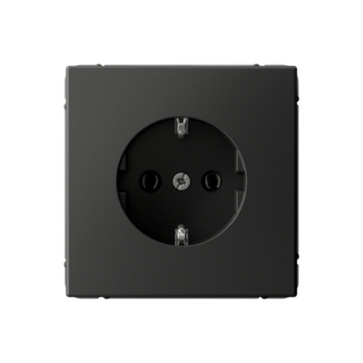 ARTGALLERY РОЗЕТКА с заземлением, 16А, механизм, БАЗАЛЬТ Systeme Electric GAL001443 фото 1