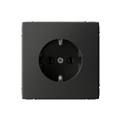 ARTGALLERY РОЗЕТКА с заземлением, 16А, механизм, БАЗАЛЬТ Systeme Electric GAL001443 фото 1