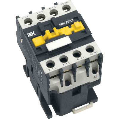 Контактор КМИ-22510 25А 230В/АС3 1NO IEK KKM21-025-230-10 фото 1