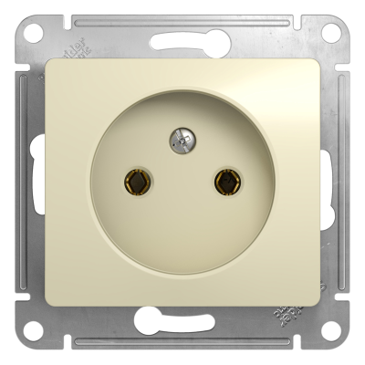GLOSSA РОЗЕТКА без заземления, 16А, механизм, БЕЖЕВЫЙ Systeme Electric GSL000241 фото 1