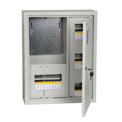 TITAN Корпус метал. ЩУРн-3/18 (560х440х165) IP31 IEK MKM32-N-18-31-ZO фото 1