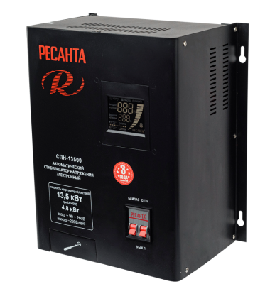 Стабилизатор напряжения РЕСАНТА СПН-13500 Ресанта 63/6/28 фото 1