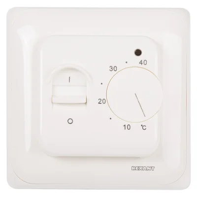 Терморегулятор механический с датчиком температуры пола R70XT 3500 Вт бежевый Rexant 51-0581 фото 1