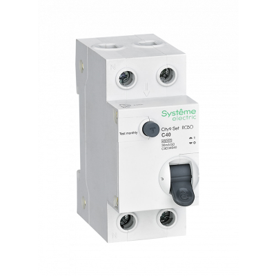 City9 Set Авт. выкл. диф. тока (АВДТ) 1P+N С 40А 4.5kA 30мА Тип-AС 230В Systeme Electric C9D34640 фото 1