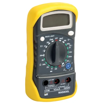 Мультиметр цифровой Master MAS830L IEK TMD-3L-830 фото 1