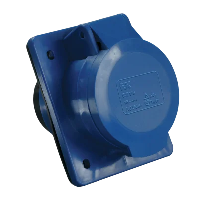 Розетка встр. ССИ-423 32А-6ч 220В 2P+PE IP44 IEK PSR41-032-3 фото 1