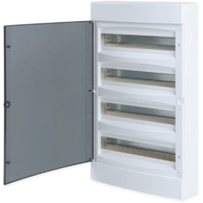 Щит распределительный навесной "Unix" прозрачная дверь 4х18 модулей IP40 PROxima EKF ux-4x18-n фото 1