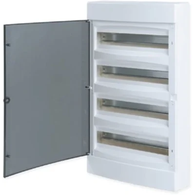 Щит распределительный навесной "Unix" прозрачная дверь 4х18 модулей IP40 PROxima EKF ux-4x18-n фото 1