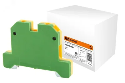 ЗАЖИМ НАБОРНЫЙ ЗНИ-2,5PEN 2,5ММ2 (JXB-ЗЕМЛЯ) TDM Electric SQ0803-0031 фото 1