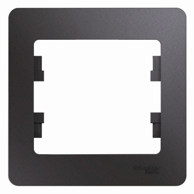 Glossa Графит Рамка 1-ая Systeme Electric GSL001301 фото 1