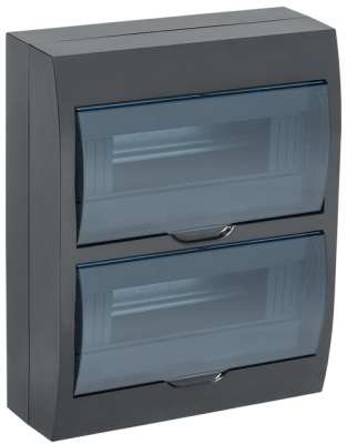 KREPTA 3 Корпус пластиковый ЩРН-П-24 IP41 черный IEK MKP12-N-24-41-K02 фото 1