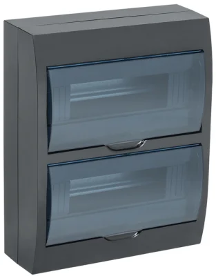 KREPTA 3 Корпус пластиковый ЩРН-П-24 IP41 черный IEK MKP12-N-24-41-K02 фото 1