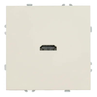 Розетка HDMI 2.0 Type A (механизм), , серия Эмили, RST00-5118-08, кашемир, soft touch STEKKER 50169 фото 1