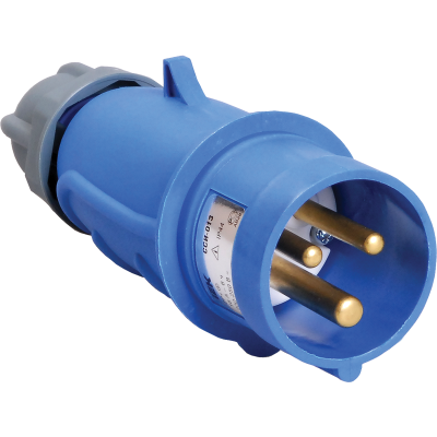 MAGNUM Вилка перенос. ССИ-013 16А-6ч 220В 2P+PE IP44 IEK PSN01-016-3 фото 1