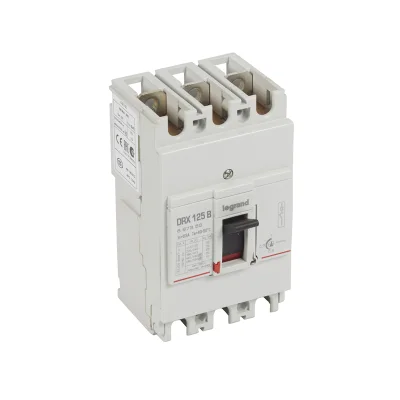 Выключатель автоматический DRX 125 B 25 кА - 415 В~ - 3П - 63A Legrand 667356 фото 1