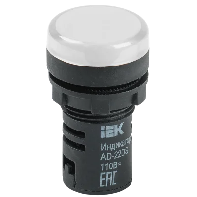 Лампа AD22DS(LED)матрица d22мм белый 24В AC/DC IEK BLS10-ADDS-024-K01 фото 1