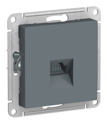 ATLASDESIGN РОЗЕТКА компьютерная RJ45, кат. 5Е, механизм, ГРИФЕЛЬ Systeme Electric ATN000783 фото 1